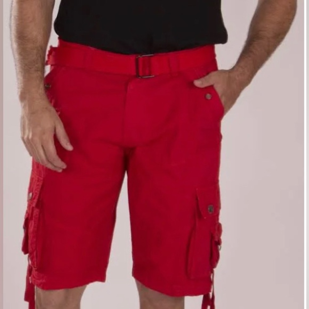 Men’s (or Women’s) sz 34 Cargo Shorts Red